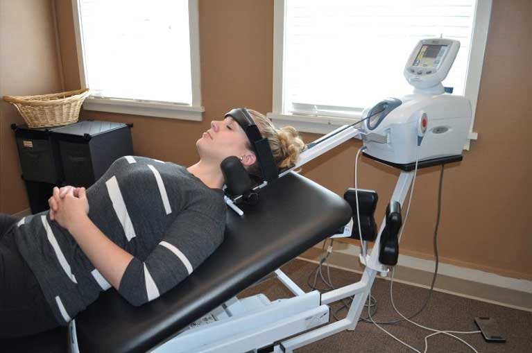 spinal decompression therapy system