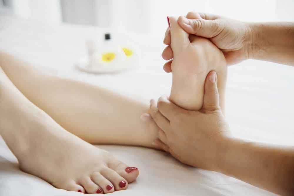 Foot massage for pain management